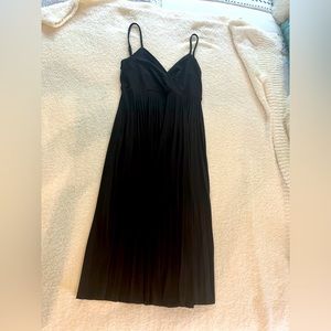 Simple black cocktail dress
